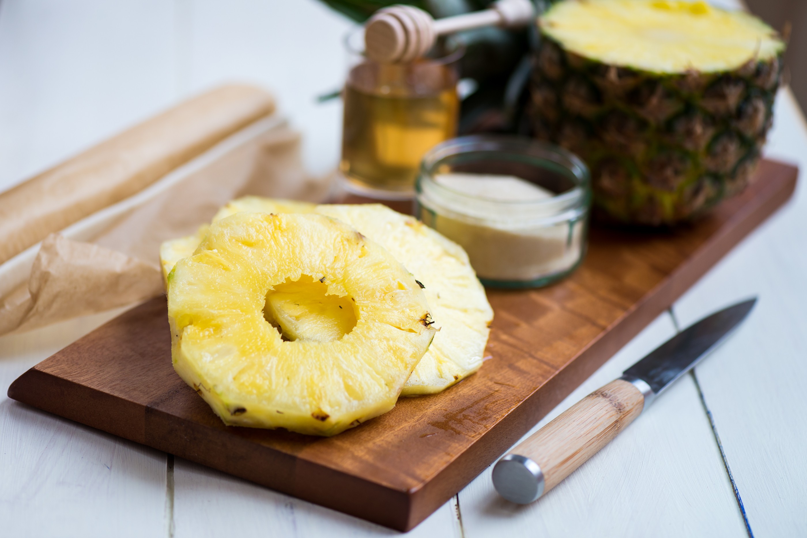 Grilled Maple-Glazed Pineapple