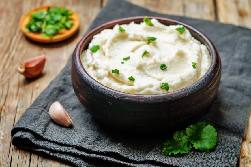 Mashed Roasted Parsnips and Cauliflower