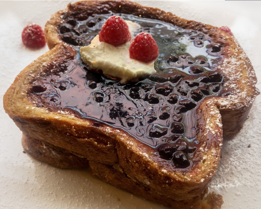 Blueberry Stuffed French Toast