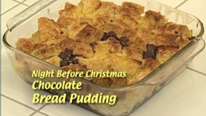 Night Before Christmas Chocolate Bread Pudding