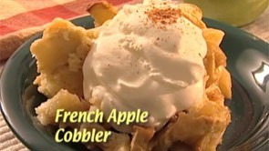 French Apple Cobbler