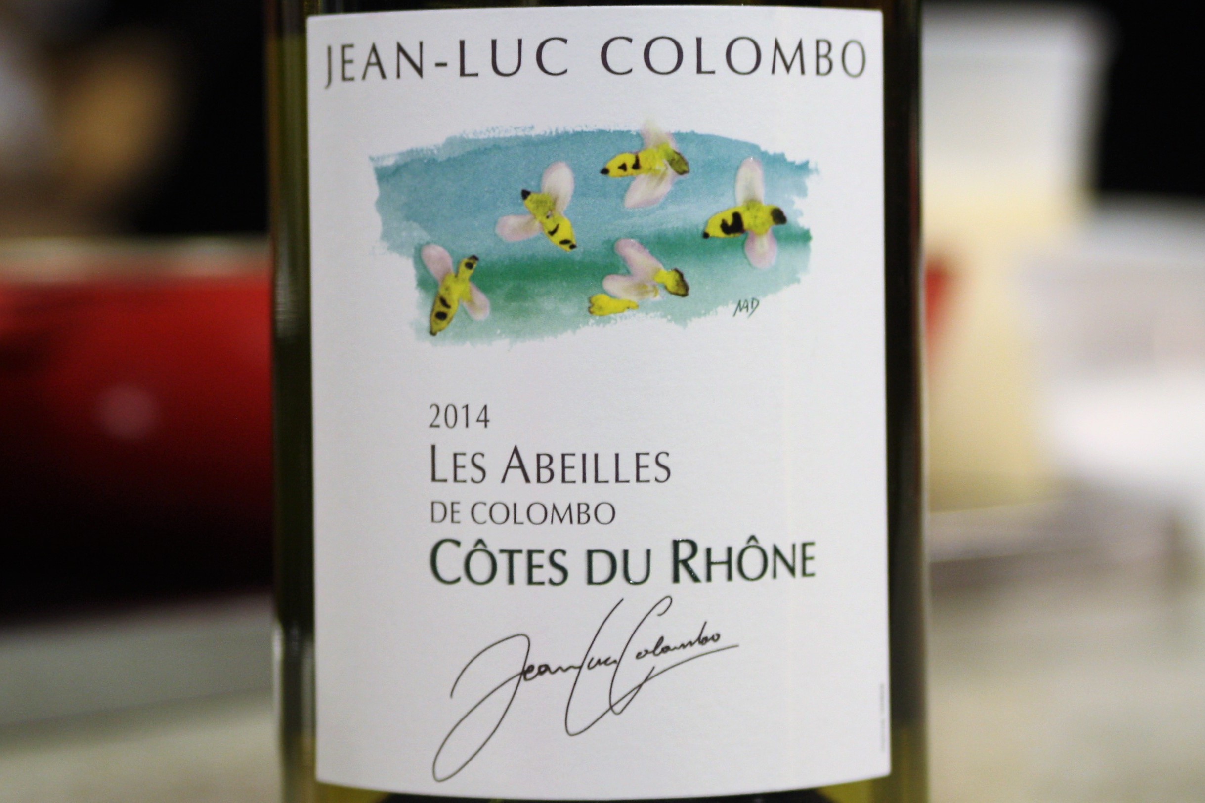 Jean-Luc Colombo, Côtes du Rhône Les Abeilles Blanc (2014)