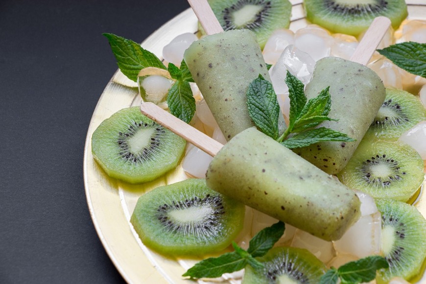 Kiwi and Honeydew Sorbet