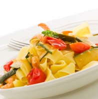 Pappardelle with Shrimp & Zucchini