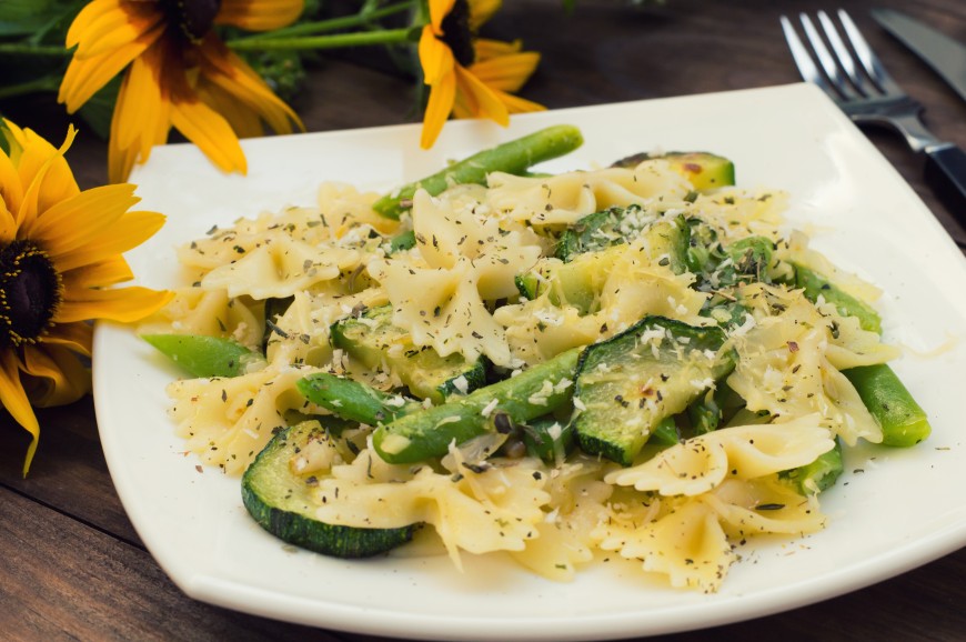 Pasta Primavera Alfredo