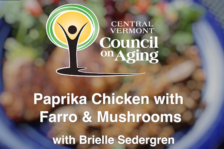 Paprika Chicken with Farro and Mushrooms