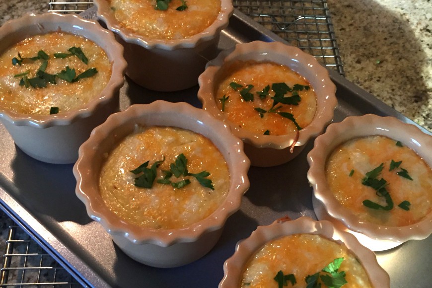 Mini Cheese Grits Casseroles