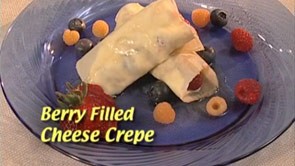 Berry Filled Cheese Crepe