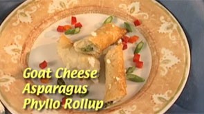 Goat Cheese Asparagus Rollups