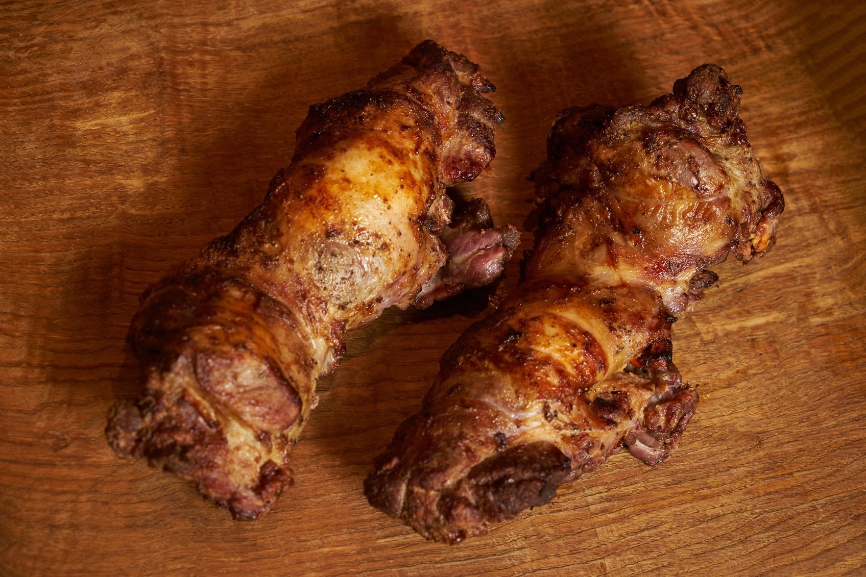 Roasted Leg of Lamb with Minted Goat Cheese Stuffing