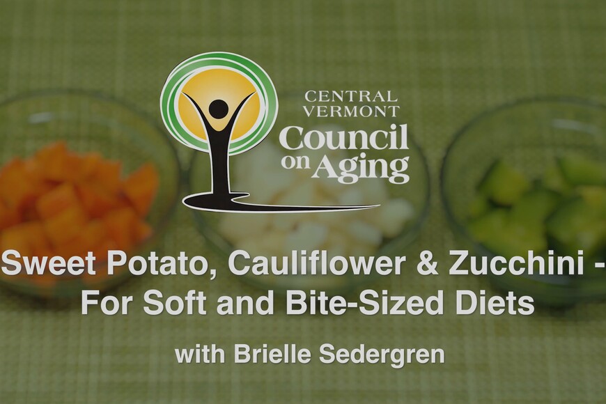 sweet potato, cauliflower, and zucchini